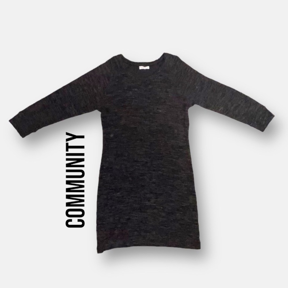 Aritzia Community Sweater Dress Grey Size M